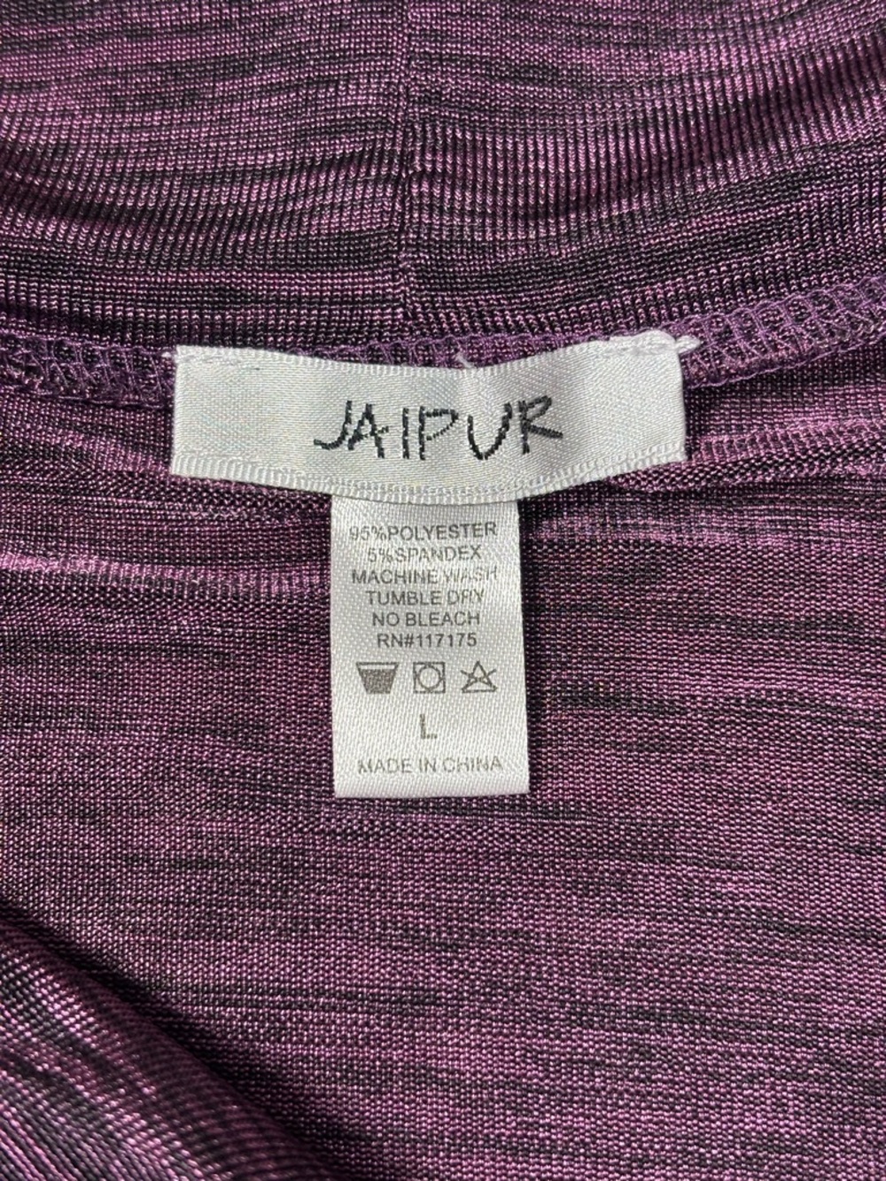 Jaipur Plum Ruffled Open-Front Cardigan - Picture 5 of 9